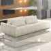 Sofá Ilha Modulado Milos 252cm Puff Lateral Bouclê Off White G33 - Gran Belo