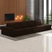 Sofá Ilha Modulado Milos 392cm Puff Lateral Veludo Marrom G33 - Gran Belo