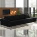 Sofá Ilha Modulado Milos 432cm Puff Lateral Veludo Preto G33 - Gran Belo