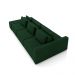 Sofá Ilha com Encosto e Almofadas Móveis Olimpo 335cm Modulado Veludo Verde G45 - Gran Belo