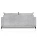 Sofá Living 2 Lugares com Pés de Ferro Almofadas Soltas 160cm Neso Bouclê Cinza G63 - Gran belo