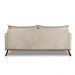 Sofá Living 2 Lugares com Pés de Ferro Almofadas Soltas 200cm Saiph Bouclê Bege G63 - Gran belo