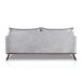 Sofá Living 2 Lugares com Pés de Ferro Almofadas Soltas 200cm Saiph Bouclê Cinza G63 - Gran belo