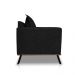 Sofá Living 2 Lugares com Pés de Ferro Almofadas Soltas 200cm Saiph Bouclê Preto G63 - Gran belo