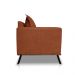 Sofá Living 2 Lugares com Pés de Ferro Almofadas Soltas 200cm Saiph Bouclê Terracota G63 - Gran belo