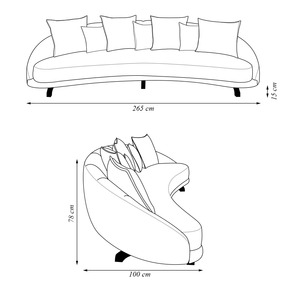 Sofá Living 3 Lugares 265cm Pés Madeira Morales com Almofadas Veludo Bordô G52 - Gran Belo