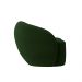Sofá Living Decorativo 160cm 2 Lugares Íbis Encosto Fixo Veludo Verde G33 - Gran Belo