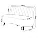 Sofá Living Decorativo 2 Lugares 1,35M Katara Marrom Veludo G33 - Gran Belo