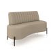 Sofá Living Decorativo 2 Lugares 1,35M Katara Pés de Ferro Bouclê Bege G33 - Gran Belo