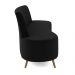 Sofá Living Decorativo 2 Lugares 1,35M Katara Preto Veludo G33 - Gran Belo
