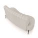 Sofá Living Decorativo 2 Lugares 1,60M Katara Pés de Ferro Linho Rústico Off White   G33 - Gran Belo