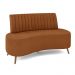 Sofá Living Decorativo 2 Lugares 1,60M Katara Terracota Bouclê G33 - Gran Belo