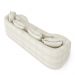 Sofá Living Decorativo Salinas 3 Lugares com Almofadas 250cm Modulado Bouclê Off White G33 - Gran Belo