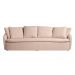 Sofá Living Sala de Estar Toscana 270cm 3 Lugares Veludo Luxo Bege G92 - Gran Belo