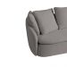 Sofá Living Sala de Estar Toscana 270cm 3 Lugares Veludo Luxo Cinza G92 - Gran Belo