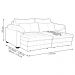 Sofá Retrátil 2 Lugares Bipartido Sala de Estar Piece 175cm Couro Branco G58 - Gran Belo