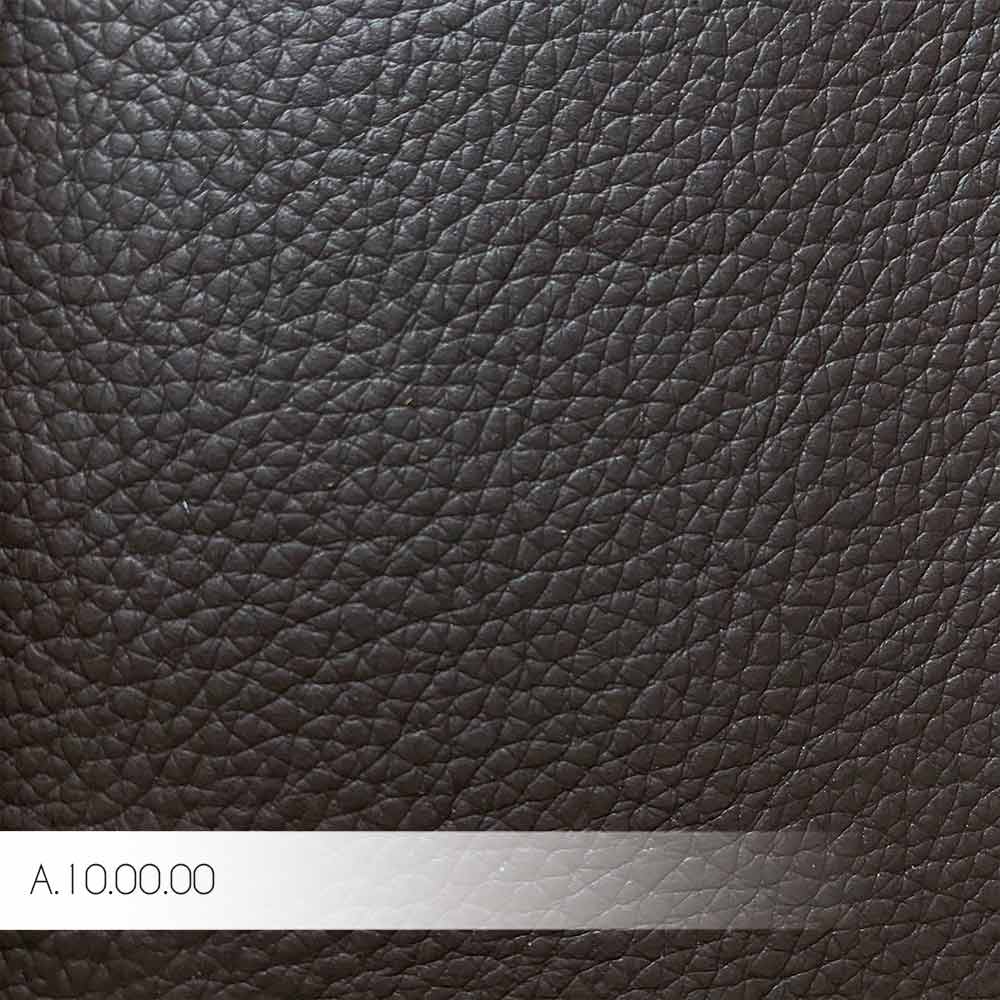 Sofá Retrátil 204cm Nero Couro Marrom G52 - Gran Belo