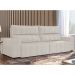 Sofá Retrátil 214 cm Sala de Estar Leonel Suede Bege G52 - Gran Belo