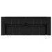 Sofá Retrátil 224cm Nero Couro Preto - Gran Belo