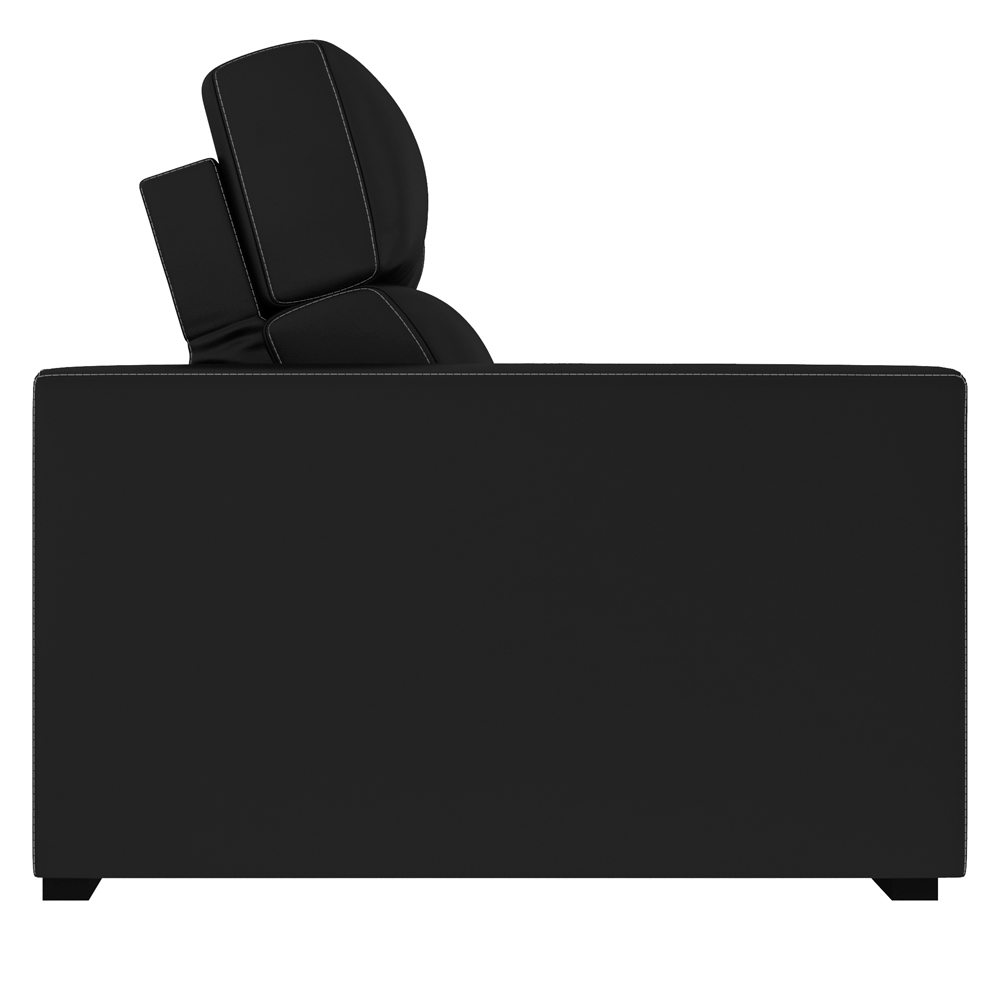 Sofá Retrátil 224cm Nero Couro Preto - Gran Belo
