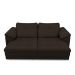 Sofá Retrátil Elétrico Sala de Estar Nolan Bipartido 250cm Conforto Premium em Couro Marrom G58 - Gran Belo