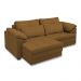 Sofá Retrátil Elétrico Sala de Estar Nolan Bipartido 250cm Conforto Premium em Couro Mel G58 - Gran Belo