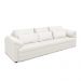 Sofá Retrátil Elétrico Sala de Estar Nolan Bipartido 257cm Conforto Premium em Couro Branco G58 - Gran Belo