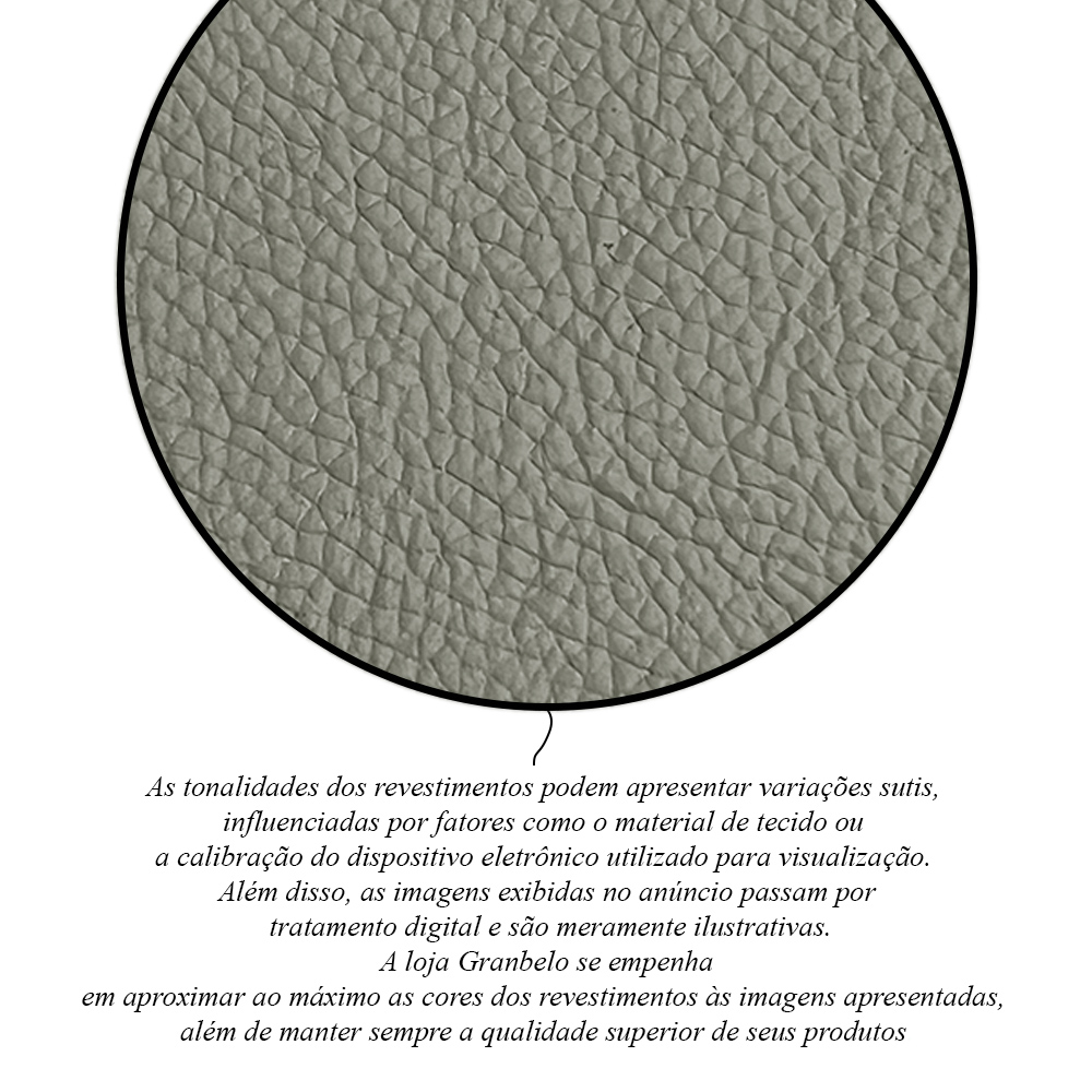 Sofá Retrátil Elétrico Sala de Estar Nolan Bipartido 257cm Conforto Premium em Couro Cinza G58 - Gran Belo