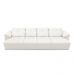Sofá Retrátil Elétrico Sala de Estar Nolan Bipartido 339cm Conforto Premium em Couro Branco G58 - Gran Belo