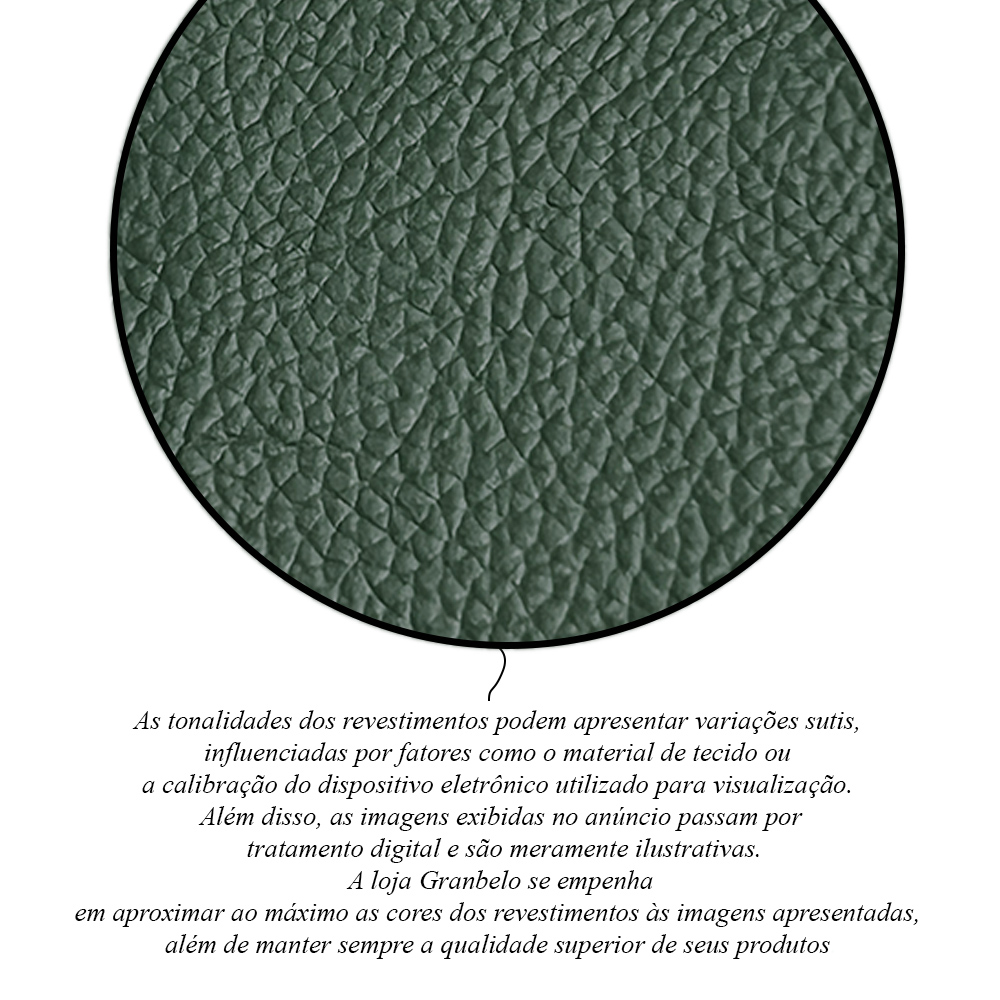 Sofá Retrátil Elétrico Sala de Estar Nolan Bipartido 339cm Conforto Premium em Couro Verde G58 - Gran Belo