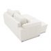 Sofá Retrátil Manual Sala de Estar Nolan Bipartido 215cm Conforto Premium em Couro Branco G58 - Gran Belo