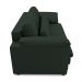 Sofá Retrátil Manual Sala de Estar Nolan Bipartido 250cm Conforto Premium em Couro Verde G58 - Gran Belo