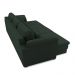 Sofá Retrátil Manual Sala de Estar Nolan Bipartido 297cm Conforto Premium em Couro Verde G58 - Gran Belo