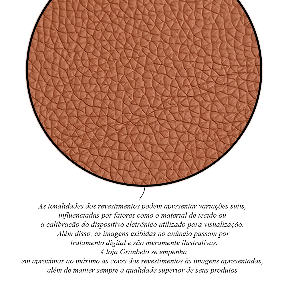 Sofá Retrátil Manual Sala de Estar Nolan Bipartido 379cm Conforto Premium em Couro Terracota G58 - Gran Belo