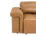 Sofá Retrátil e Reclinável 3 Lugares Maitê 226 cm Couro Camel G43 - Gran Belo