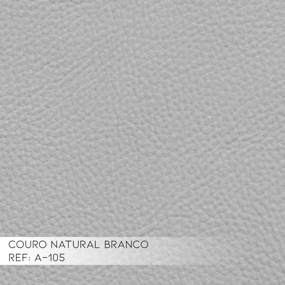 Sofá Sala de Estar Retrátil e Reclinável 4 Lugares Lisboa 250cm Couro Branco G58 - Gran Belo