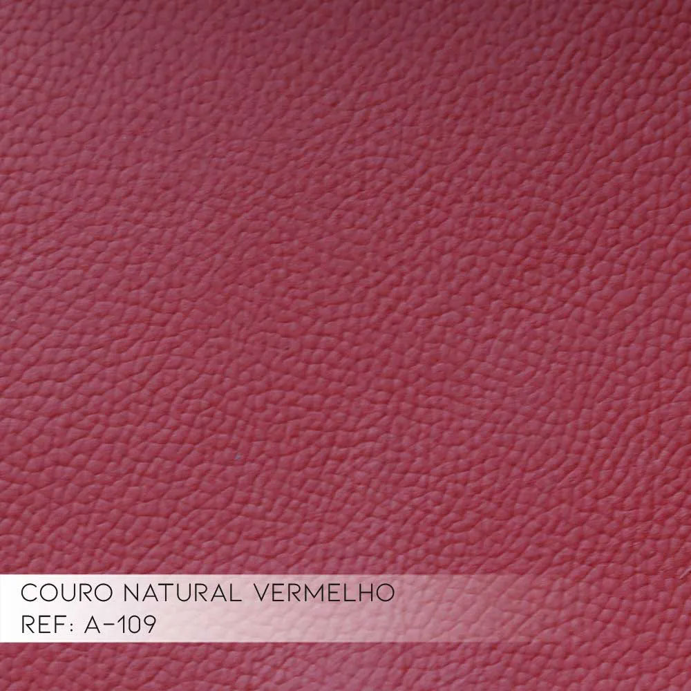 Sofá Sala de Estar Retrátil e Reclinável 5 Lugares Lisboa 350cm Couro Vermelho G58 - Gran Belo