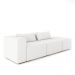 Sofá Versátil Sala de Estar Atlanta 378cm Modulado Bouclê Branco G52 - Gran Belo