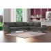 Sofá de Canto Chaise Direito 307 cm Olívia Suede Grafite G52 - Gran Belo