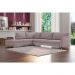 Sofá de Canto Chaise Esquerdo 267 cm Olívia Suede Rosê G52 - Gran Belo