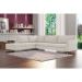 Sofá de Canto Chaise Esquerdo 287 cm Olívia Suede Bege G52 - Gran Belo