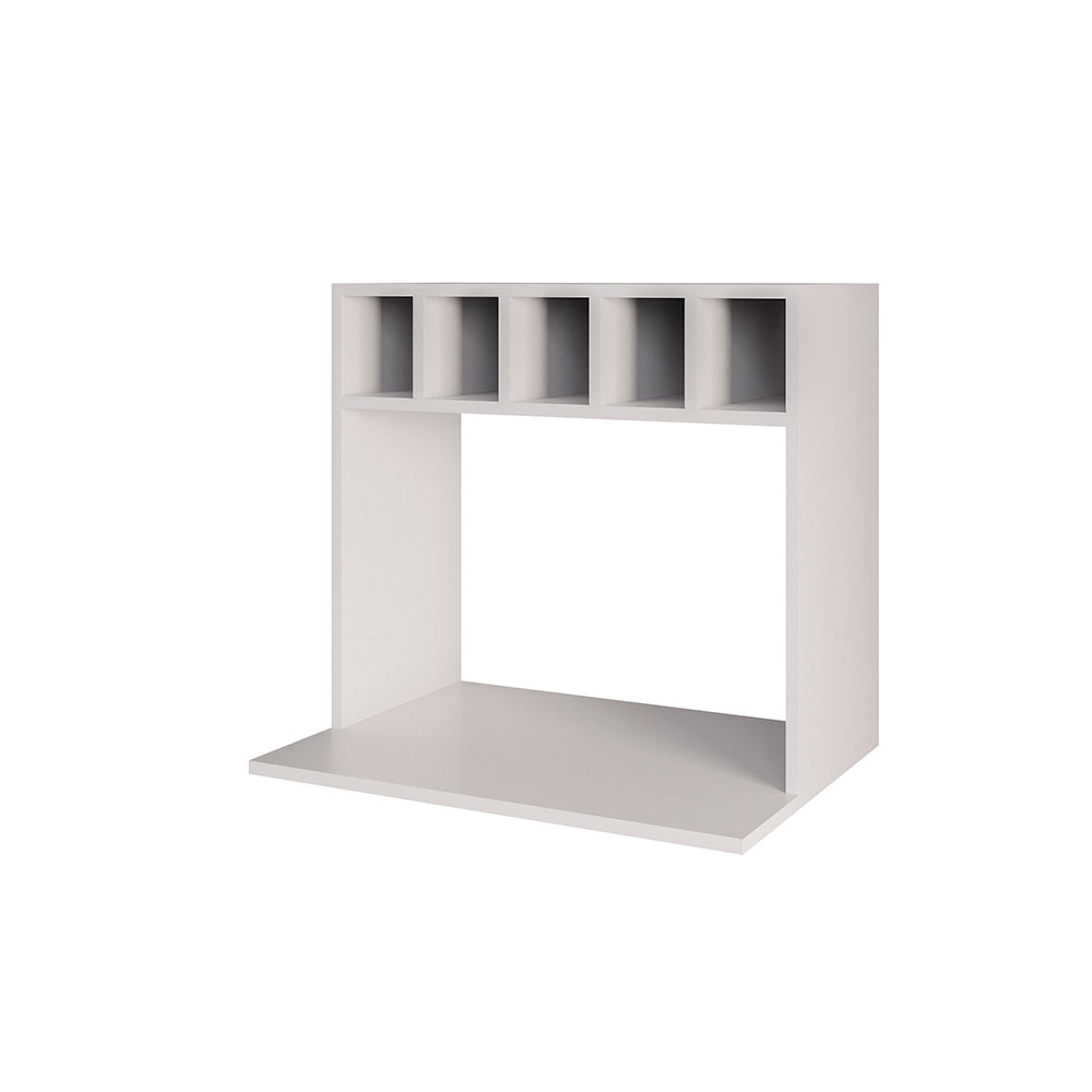 Suporte Suspenso Canea com nicho MDP/BP para Micro-ondas Branco G96 - Gran Belo