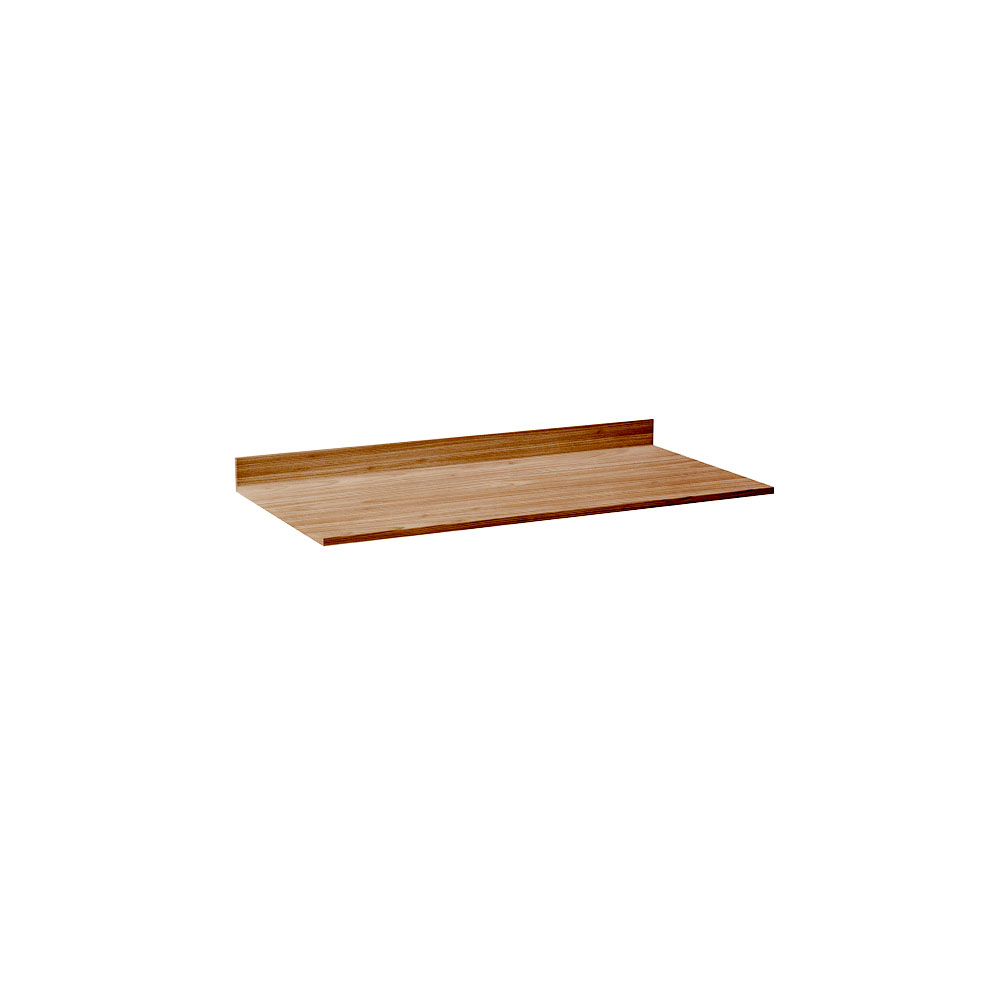 Tampo para Balcão de Cozinha com Rodapé Torfi 100cm MDP/BP Freijó G96 - Gran Belo