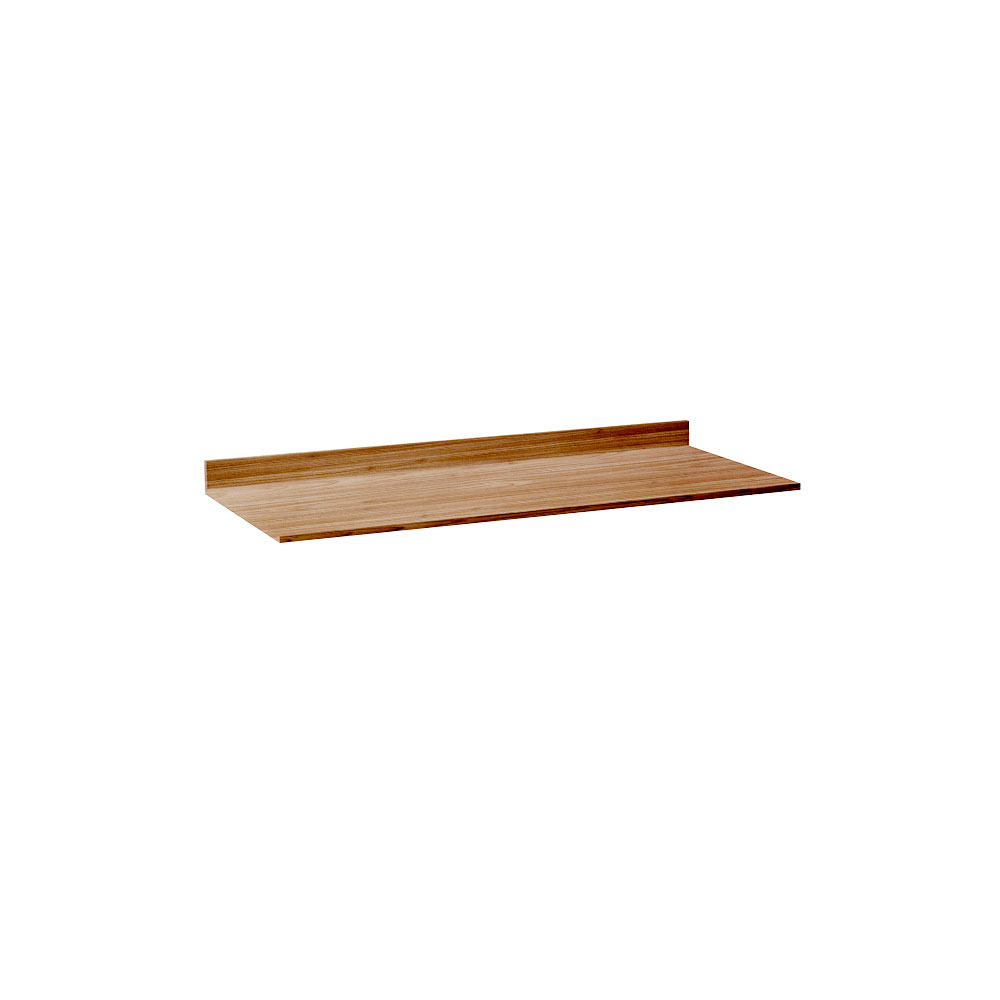 Tampo para Balcão de Cozinha com Rodapé Torfi 120cm MDP/BP  Freijó G96 - Gran Belo