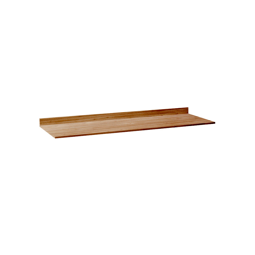 Tampo para Balcão de Cozinha com Rodapé Torfi 150cm MDP/BP Freijó G96 - Gran Belo