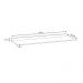Tampo para Balcão de Cozinha com Rodapé Torfi 150cm MDP/BP Freijó G96 - Gran Belo