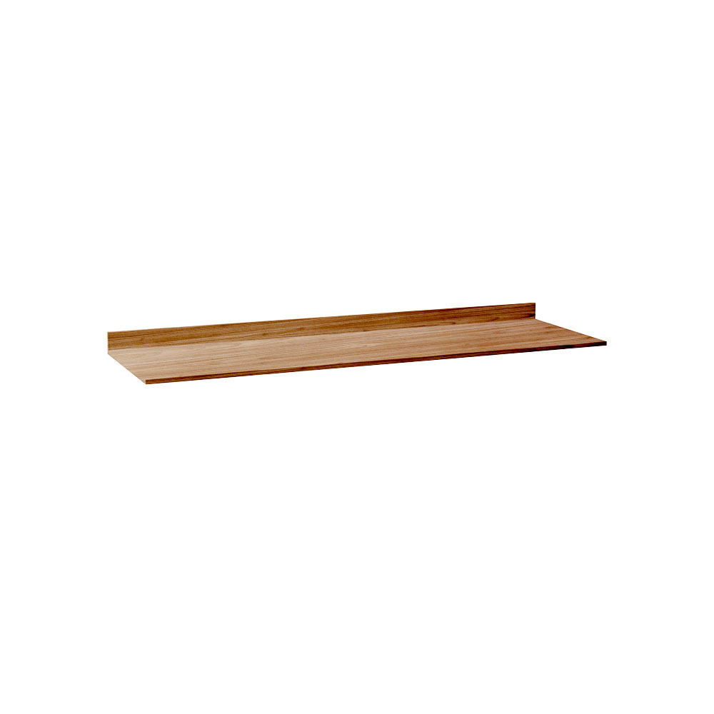 Tampo para Balcão de Cozinha com Rodapé Torfi 160cm MDP/BP Freijó G96 - Gran Belo