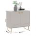 Aparador Buffet Armario Baixo Bossa 2 Portas Off White