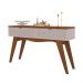 Aparador Buffet Isis Sala de Estar com 2 Portas Matte/Off White