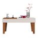Mesa de Centro Veneza Sala de Estar Off White/Matte